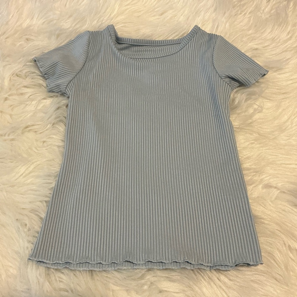 SHEIN 120 Asian (5T US) light blue top/blouse for little girl/children